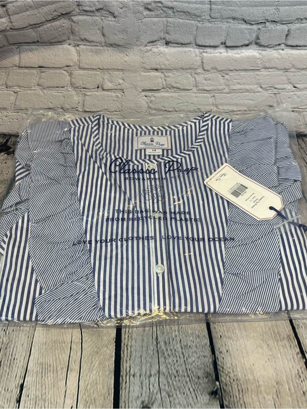 Classic Prep Gemma Top Roman Stripes Girl’s Shirt
